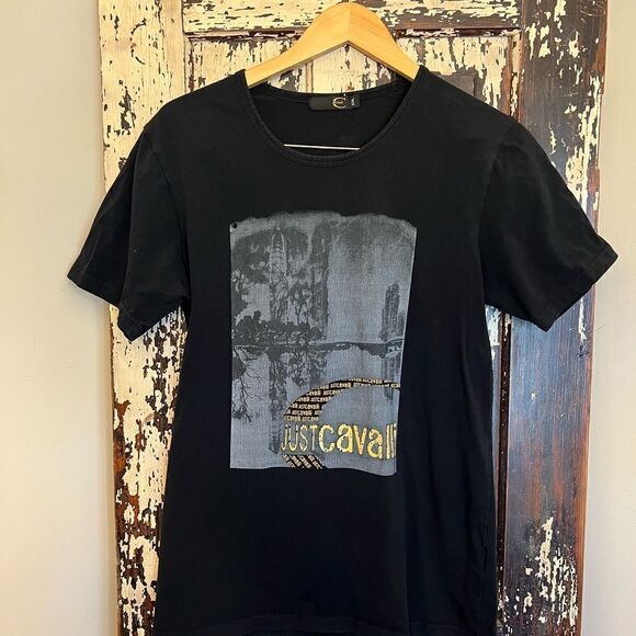 Men’s Just Cavalli graphic T-shirt. Size 2X. - Picture 1 of 7
